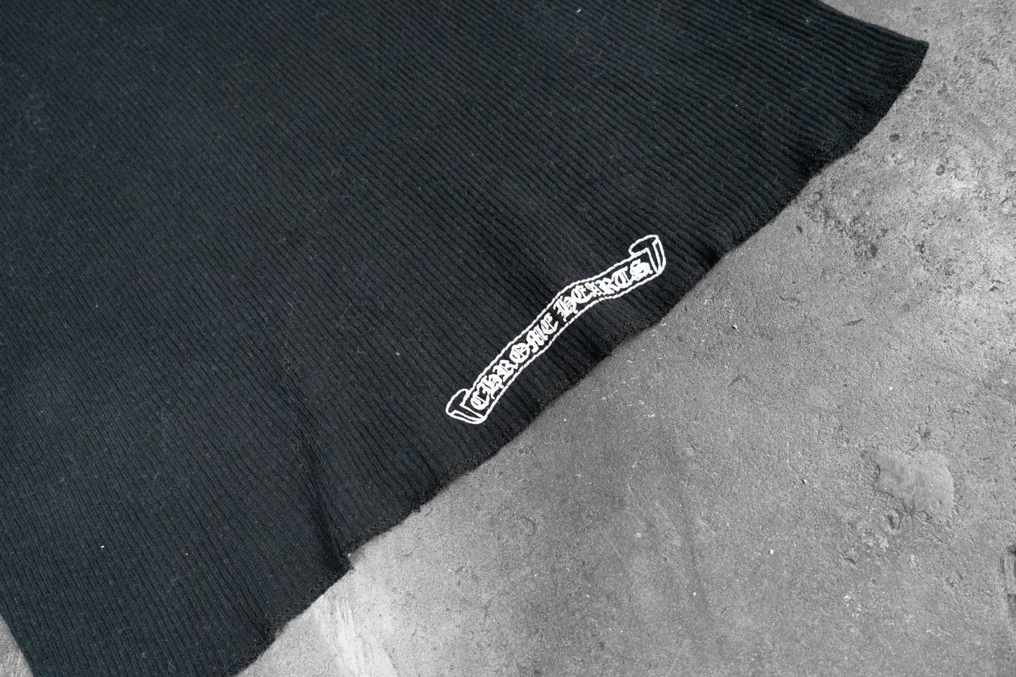 Chrome Hearts Black Logo Print Tank Top